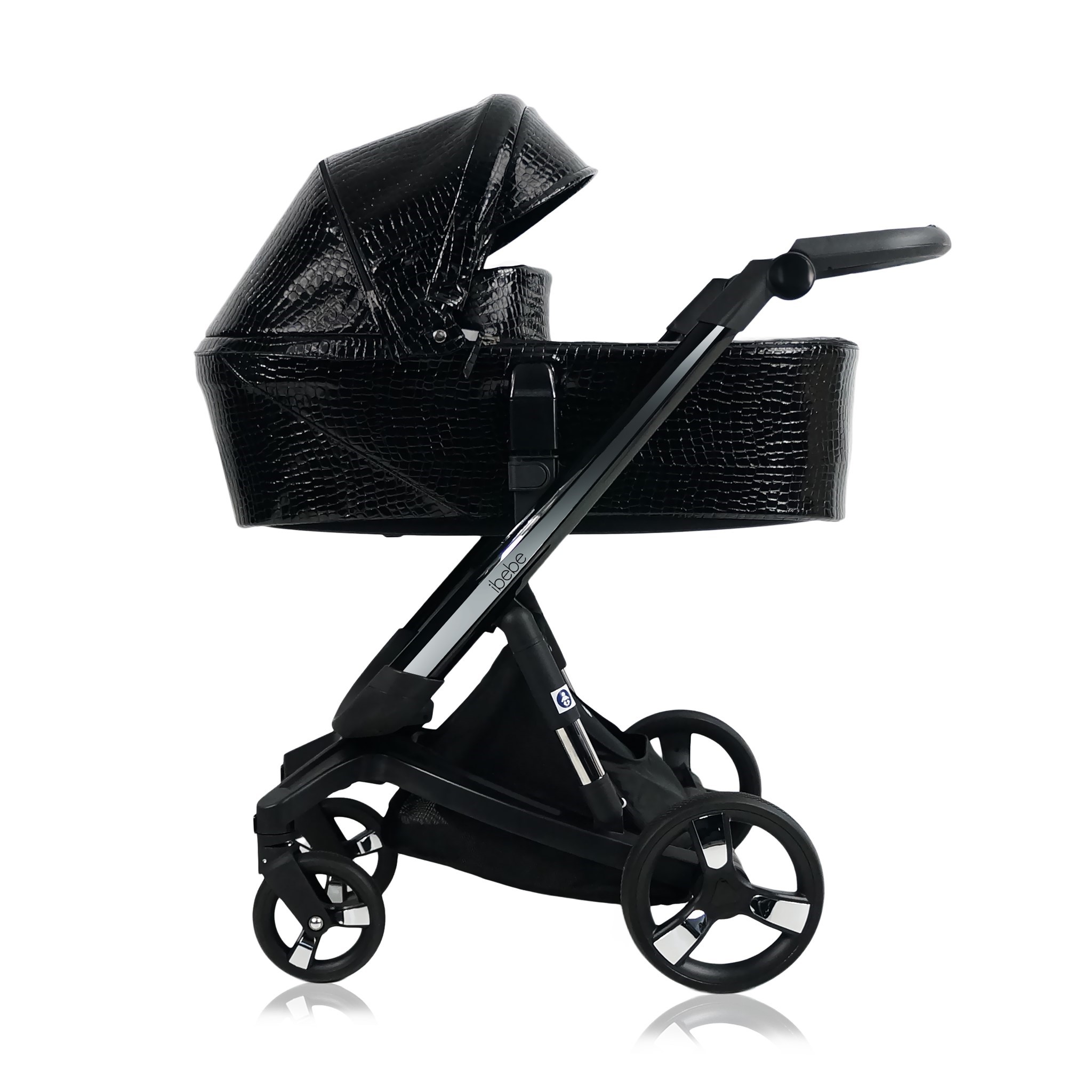 Slika od Ibebe gloss CROCODILE Leather BLACK IS26