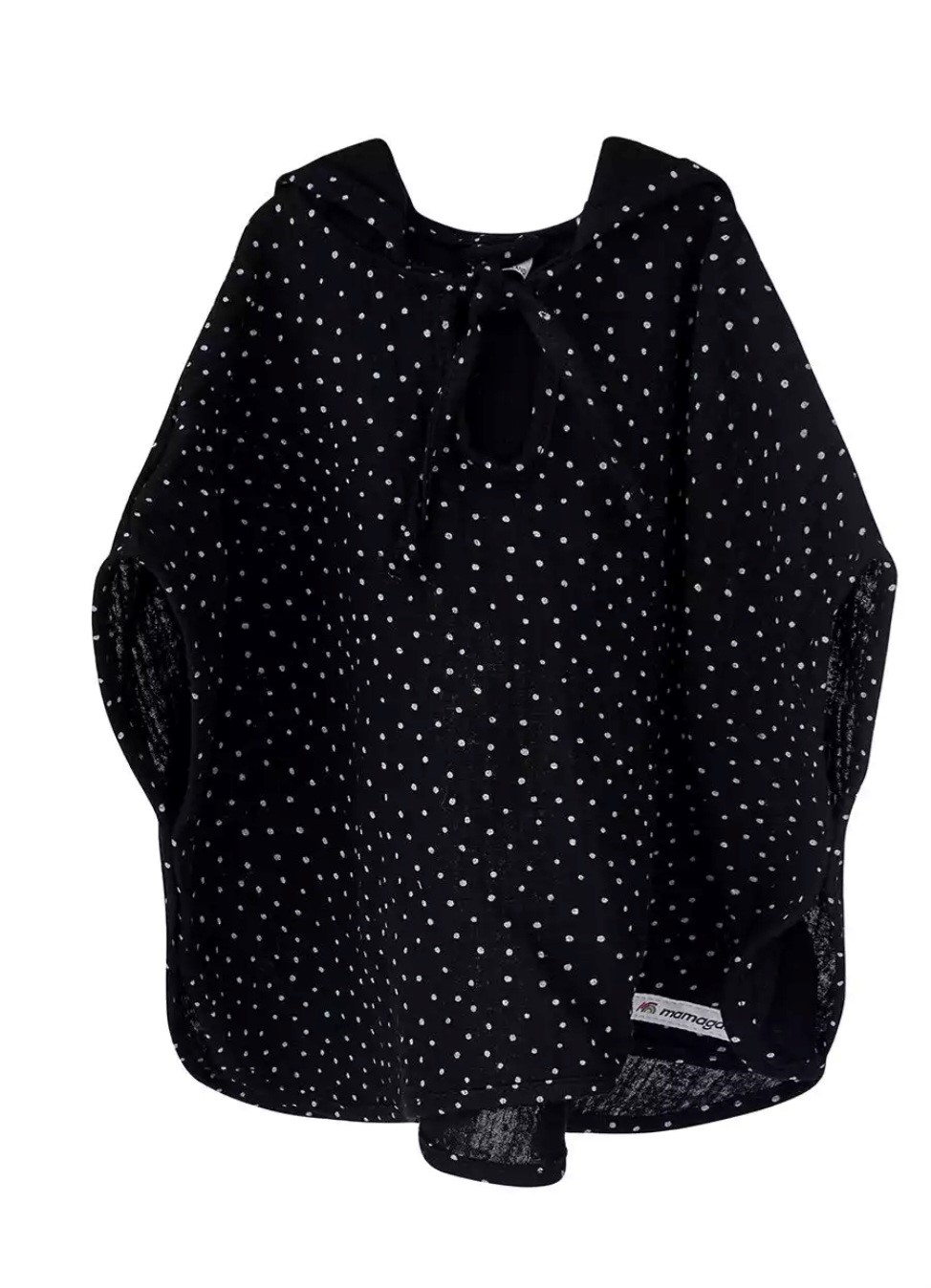 Slika od Pončo muslin Black dots -vel. 1-2 godine