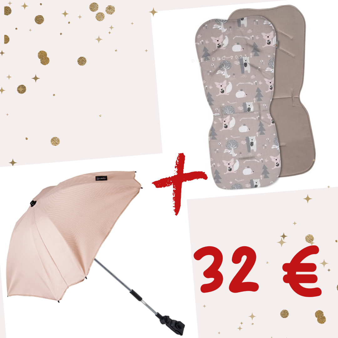 Slika od Suncobran + Podloga za sportski dio kolica TEDDY